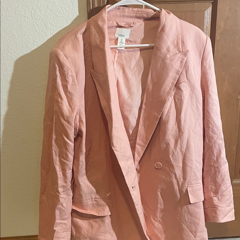 H&M Soft Pink Blazer